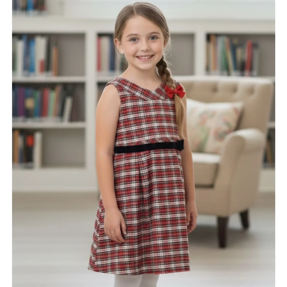 EUC Gymboree Plaid Dress (size 7 girls)